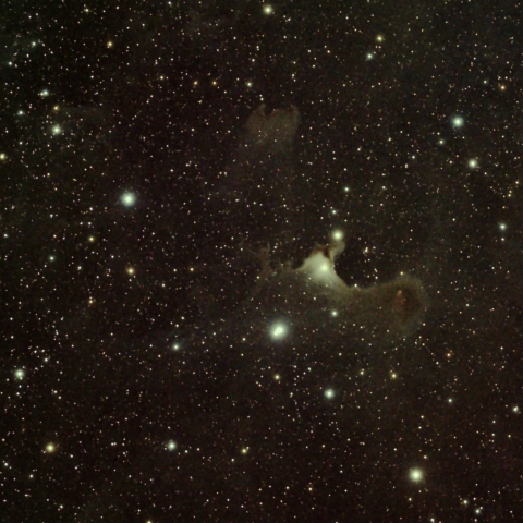 ゴースト星雲 バンザイ星雲 SH2-136