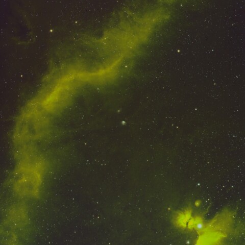 鶴ヶ島市から M78　馬頭星雲　バーナードループ