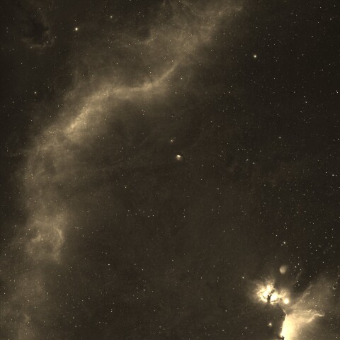 鶴ヶ島市から M78　馬頭星雲　バーナードループ