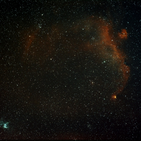 鶴ヶ島市から カモメ星雲　トールのカブト