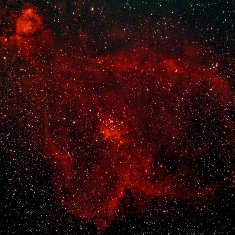 浜松市からIC1805ハート星雲