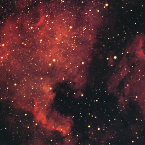 埼玉県から　北アメリカ・ペリカン星雲