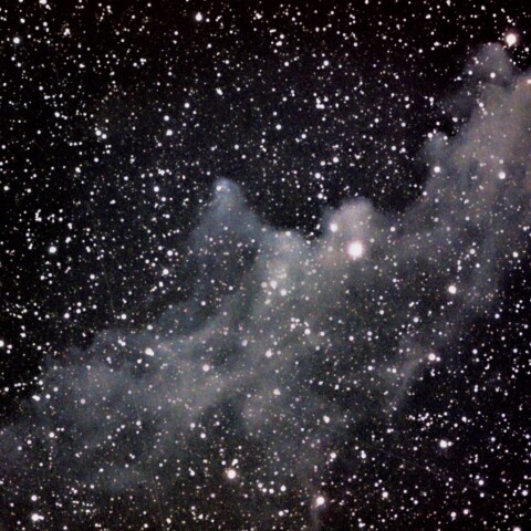 奥多摩湖から　魔女の横顔　NGC1909