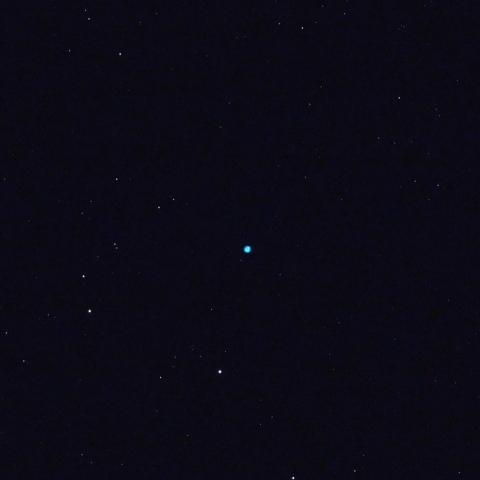 青い雪だるま星雲