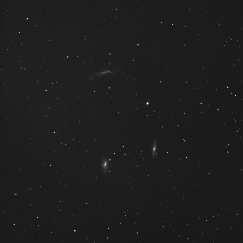 しし座の銀河　M65,66,NGC3628