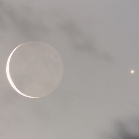 月と金星の大接近