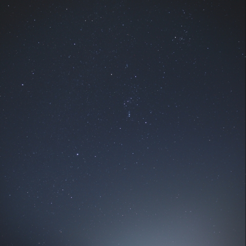 冬の星座とカノープス