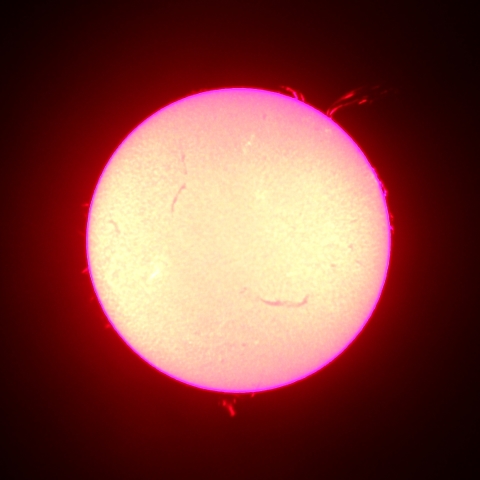 突然現れた太陽フレアNo.2