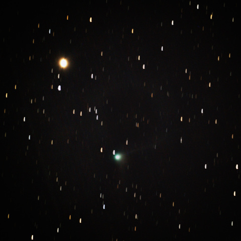 カタリナ彗星とアルクトゥールス1月1日（再）