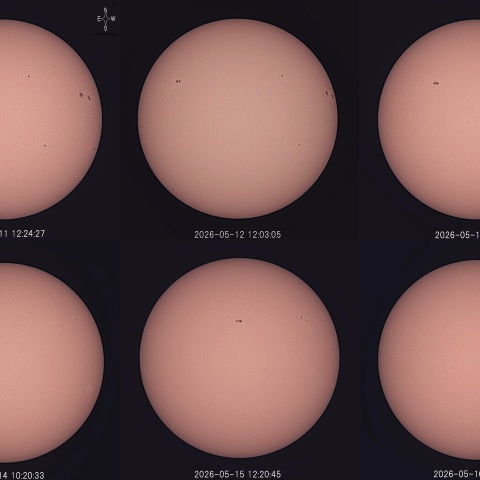 太陽黒点(5/11～/16)