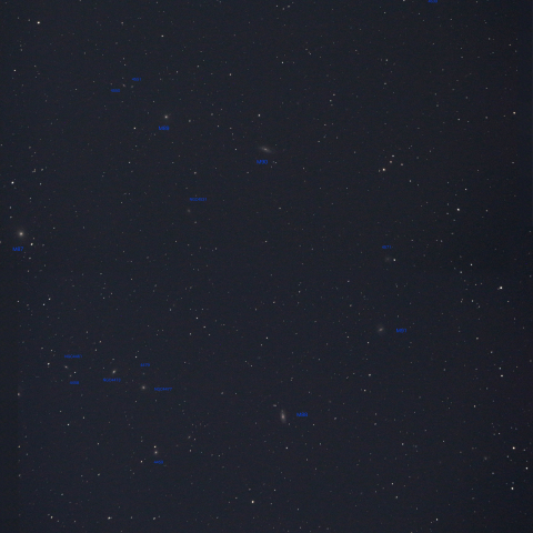 上高地からのおとめ座銀河団