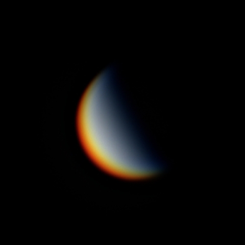Venus_2023-1017-1850UT(1018-0350JST)_スタック時の色ズレ補正なし 
