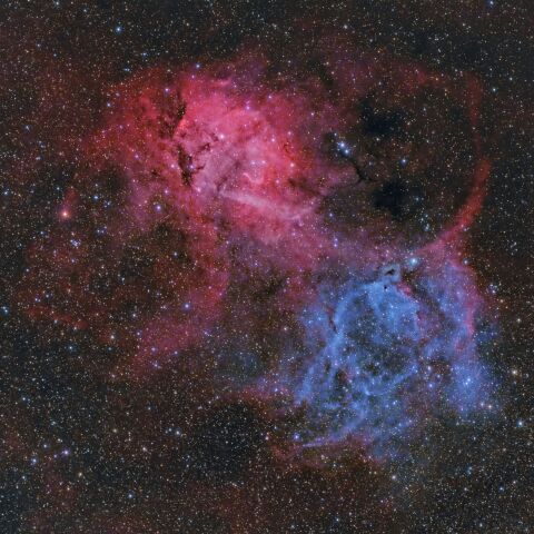 Sh2-132 ライオン星雲（ケフェウス座 散光星雲）