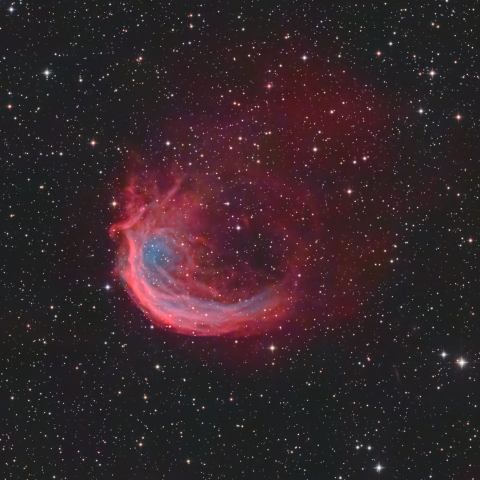 Sh2-188 イルカ星雲 (カシオペア座 惑星状星雲)