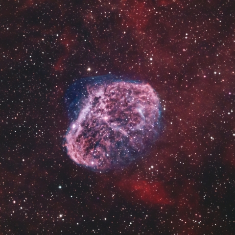 NGC6888 クレセント星雲（はくちょう座 散光星雲）