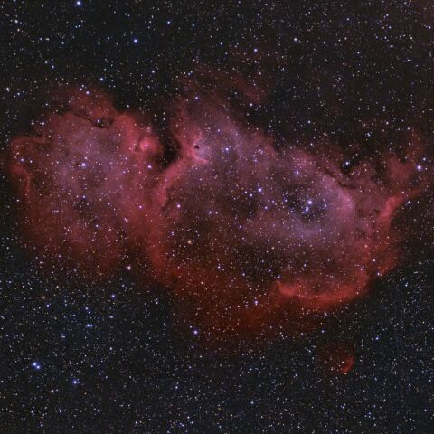 IC1848 ソウル星雲（カシオペア座 散光星雲）