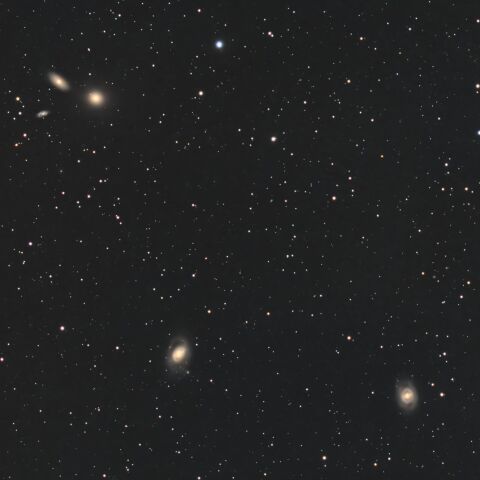 しし座銀河群 M95 M96 M105 NGC3384 NGC3389