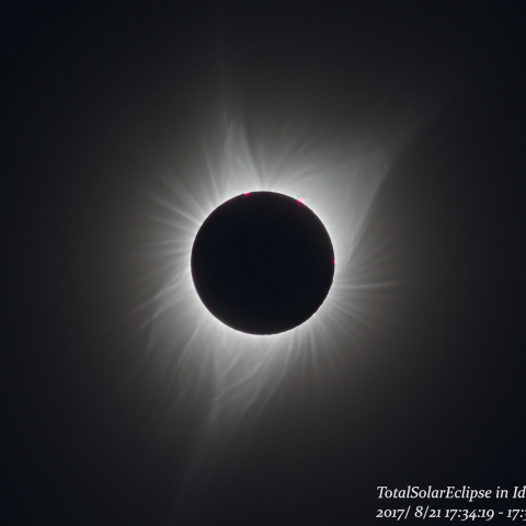 皆既日食とレグルス