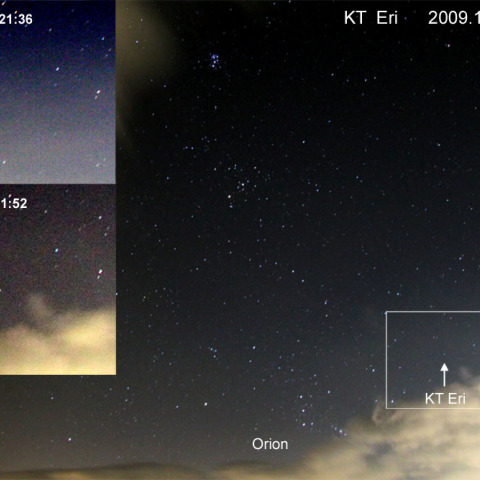 エリダヌス座新星(KT Eri)