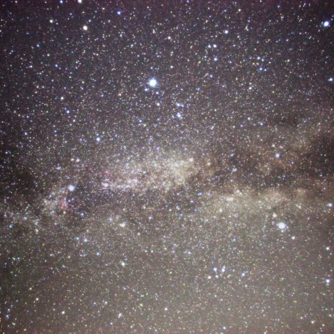 7月8日　天の川と夏の大三角