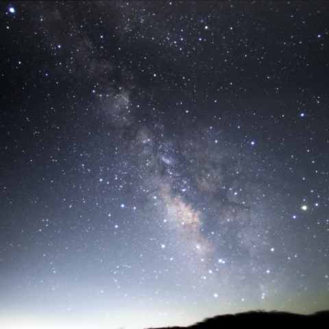 天の川とさそり座