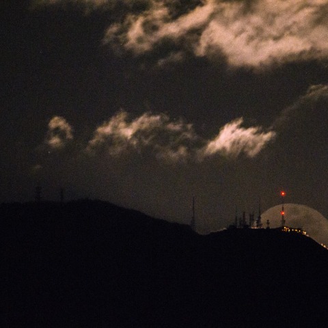 【覇】美ヶ原高原　王ヶ頭に昇る月