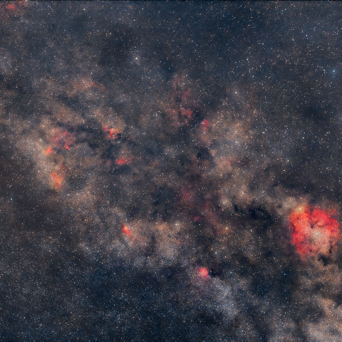 ケフェウス座付近の散光星雲