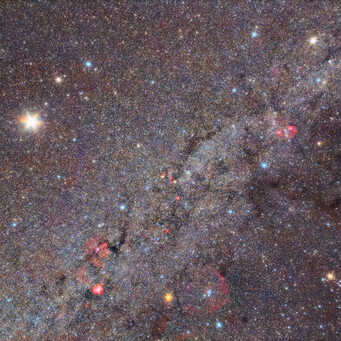 ぎょしゃ座~ふたご座・いっかくじゅう座にかけての銀河