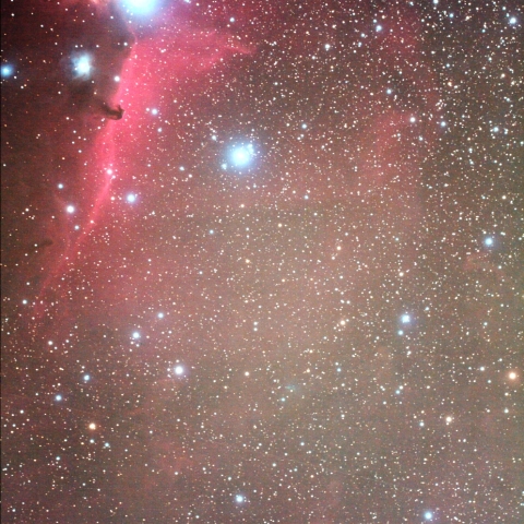 馬頭星雲と周辺の散光星雲