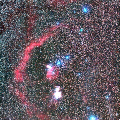 アトラス彗星（C/2020M3）のいるオリオン座