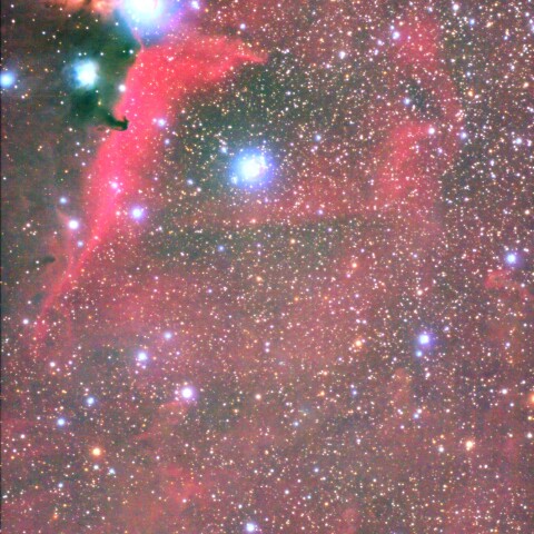 馬頭星雲と周辺の散光星雲