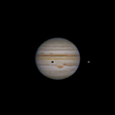 木星とガニメデ（2021年9月20日）