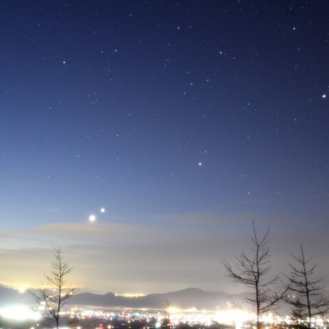 明け方の惑星集合（2022年5月3日）
