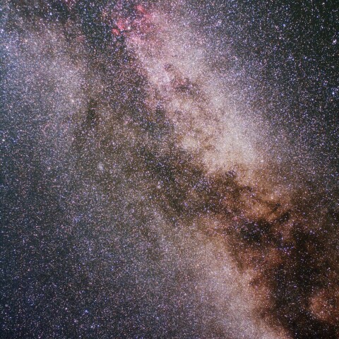 はくちょう座からわし座の天の川