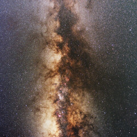 いて座からわし座の銀河