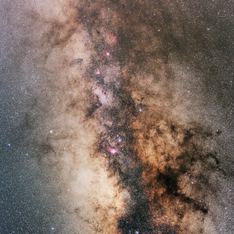 いて座からたて座の銀河