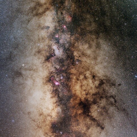 銀河中心方向の天の川