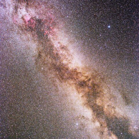 夏の大三角と天の川