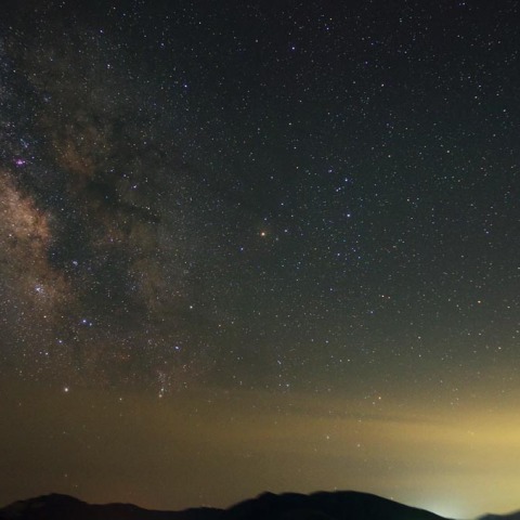 さそり座と天の川
