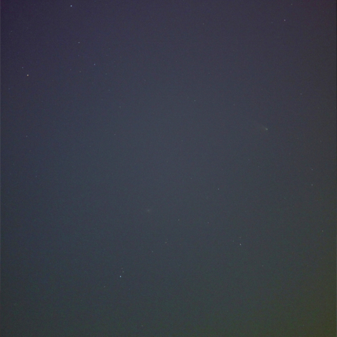 アンドロメダ星雲に接近したパンスターズ彗星