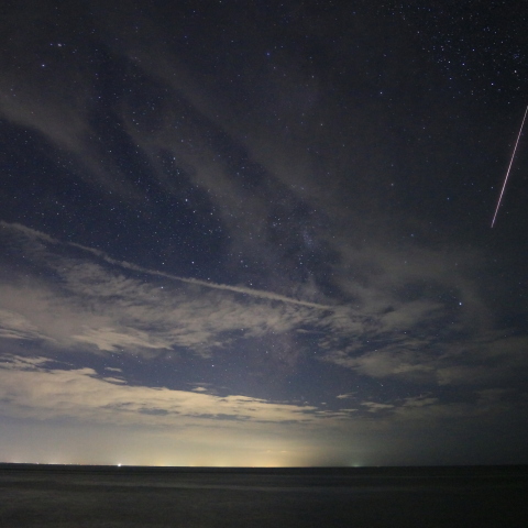 2023.08.13 烏賊釣灯 / 流れ星