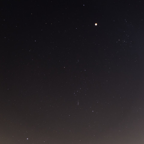 皆既月食とオリオン