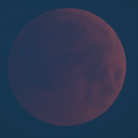 皆既月食　4時55分