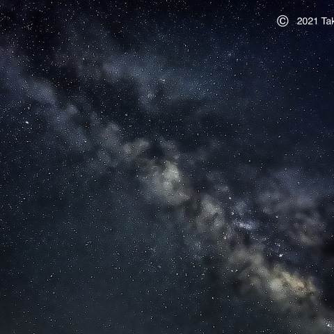 iPhone12 ProMaxで撮影した夏の天の川