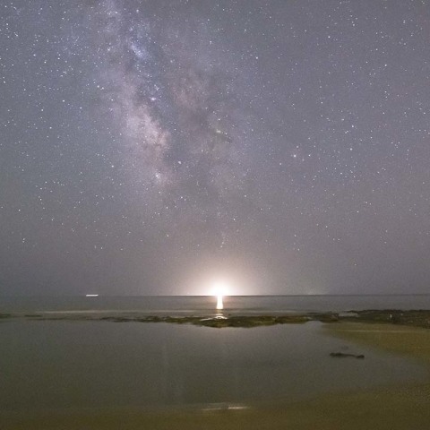 真夏の夜のエーゲ海