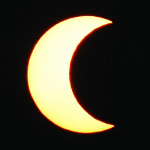 部分日食in台湾