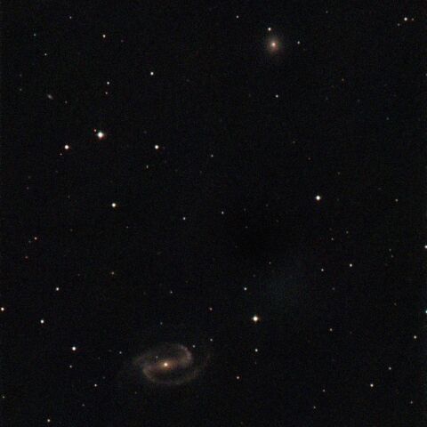NGC1300 棒渦巻銀河/NGC 1297 レンズ状銀河