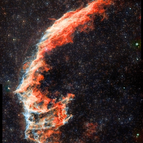 網状星雲東側