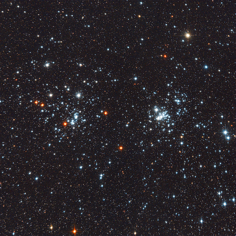 ペルセウス座の二重星団