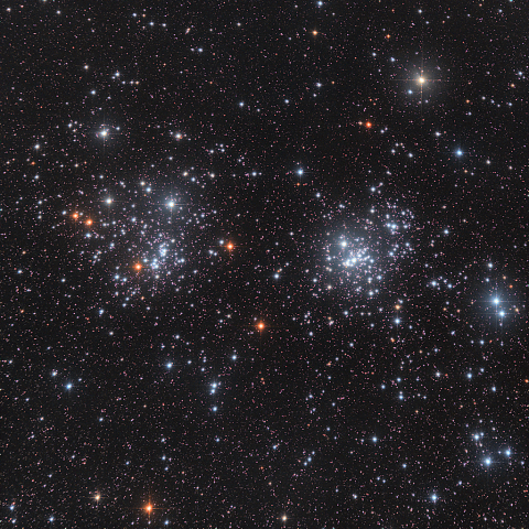 ペルセウス座の二重星団